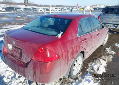 2007 Honda Accord 3.0 Ex z USA, uszkodzony, nr VIN 1HGCM66597A002391